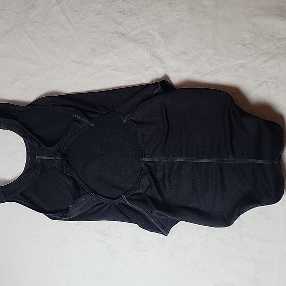 TYR Kids Black One Piece Swimsuit Size 14/16 Youth - Picture 3 of 6